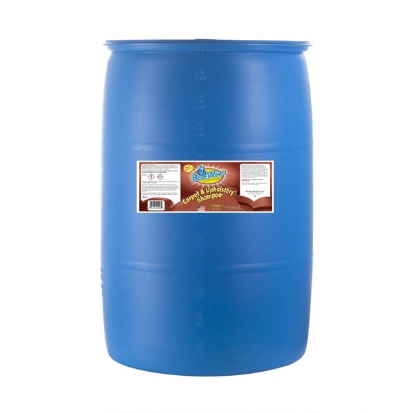 Blue Wolf Carpet Upholstery Shampoo 55G Drum BWCS55 Zoro